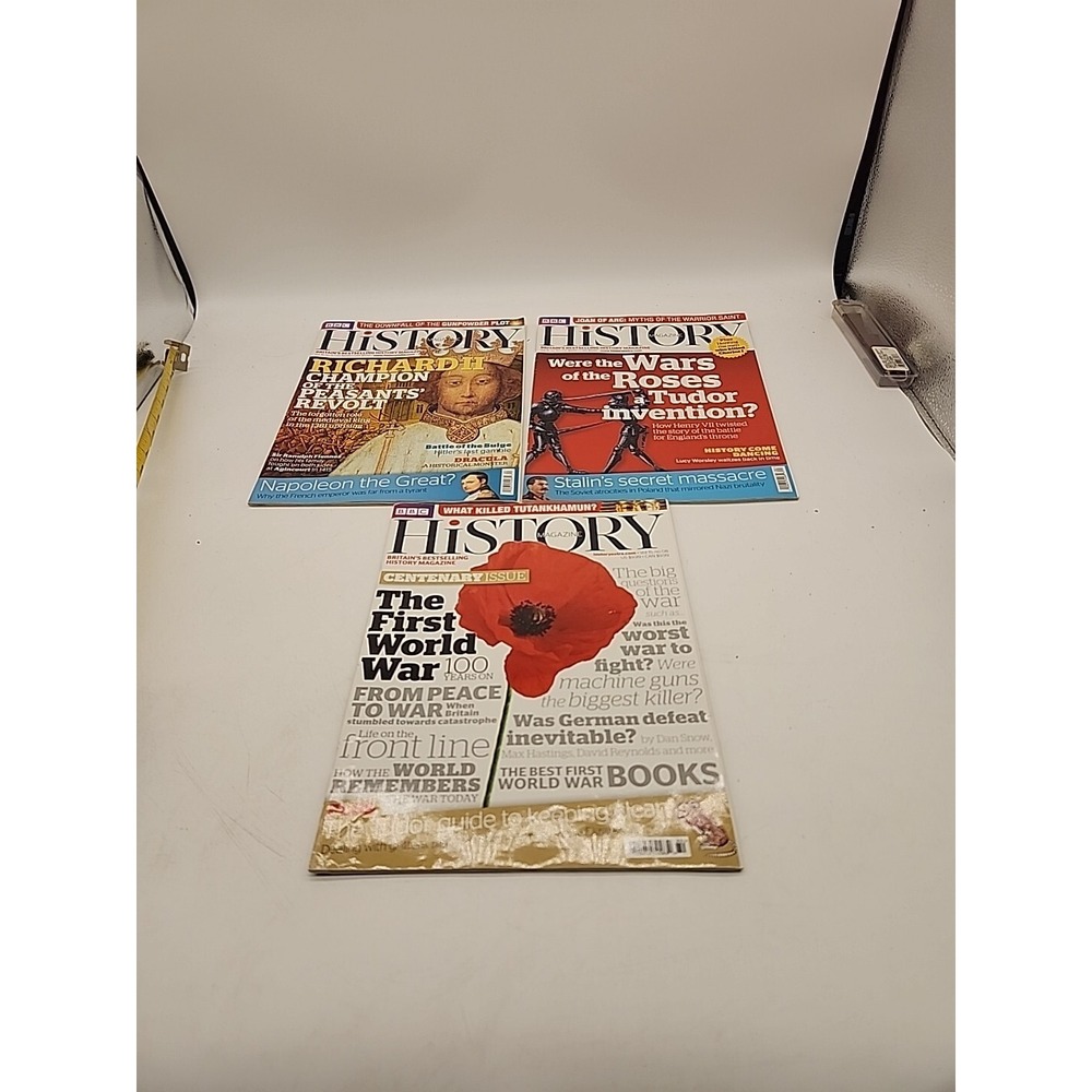 BBC History Magazine Lot Of 3 Vol.15 8 ,10 &11 EUC